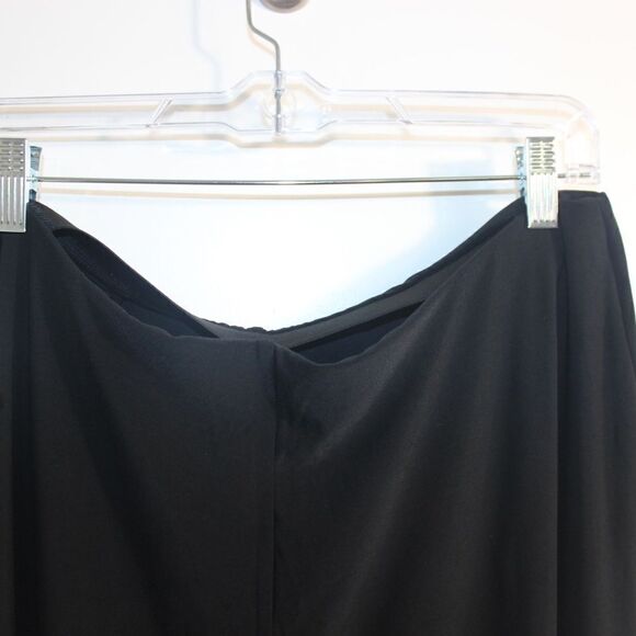 NEW Open Edit pull on Black Wide leg Pants Size Large - Picture 7 of 10
